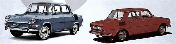 Škoda 1000 MB a Škoda 100