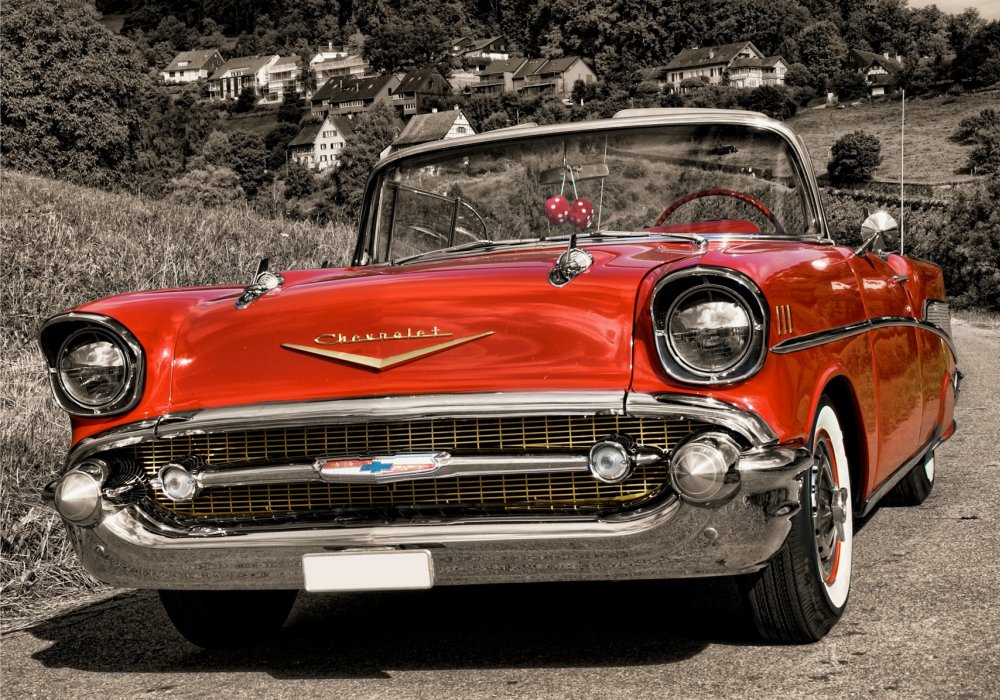 Chevrolet Bel Air Convertible V8 283 Powerglide, Year:1957