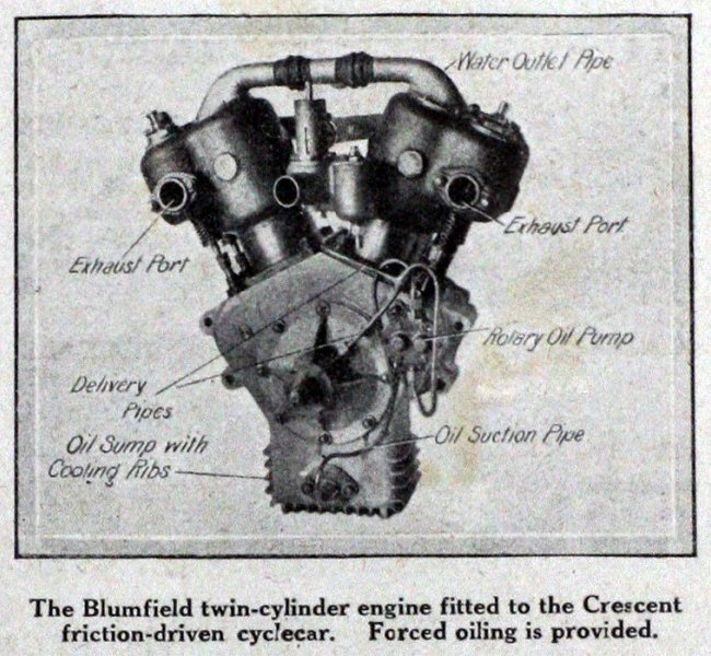 Crescent 8-10 HP Cyclecar, 1914