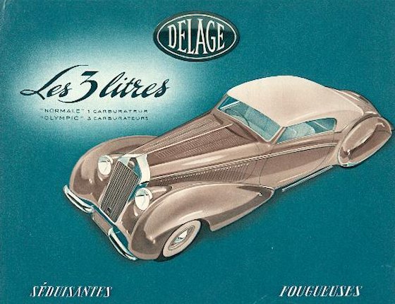 Delage D6 3 Litres Cabriolet, 1947