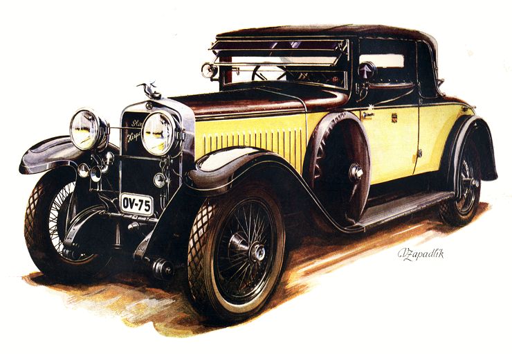 Škoda Hispano Suiza 25/100 Cabriolet, 1926