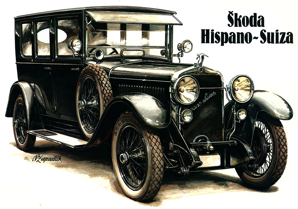Škoda Hispano Suiza 25/100 Limousine, 1927
