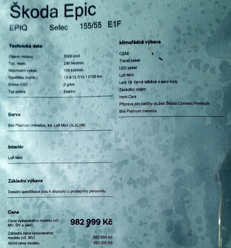 �koda Epiq 55 Selection