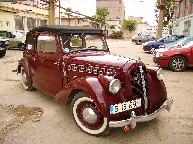 Škoda Popular 1100 OHV Tudor Cabriolet, 1939