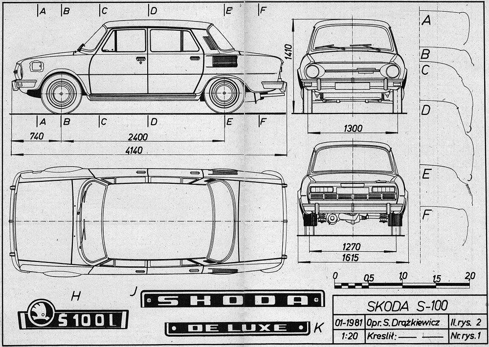 Škoda 100, 1973