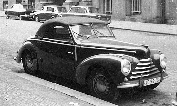 Škoda 1102 Roadster, 1949