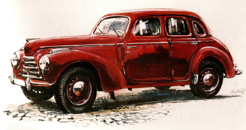 Škoda 1102 Sedan, 1950