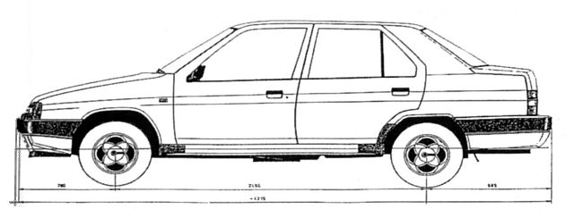 Škoda 792 Felicia Sedan, 1991