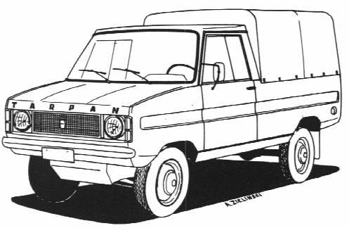 Tarpan 233 Pickup, 1975