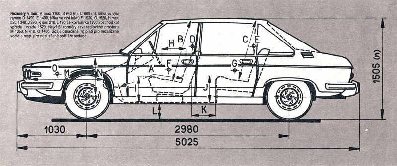 Tatra 613, 1973