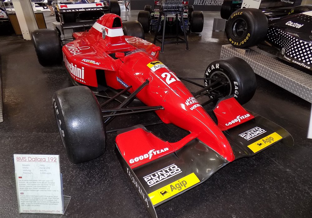 Dallara F192 BMS Ferrari F1, 1992
