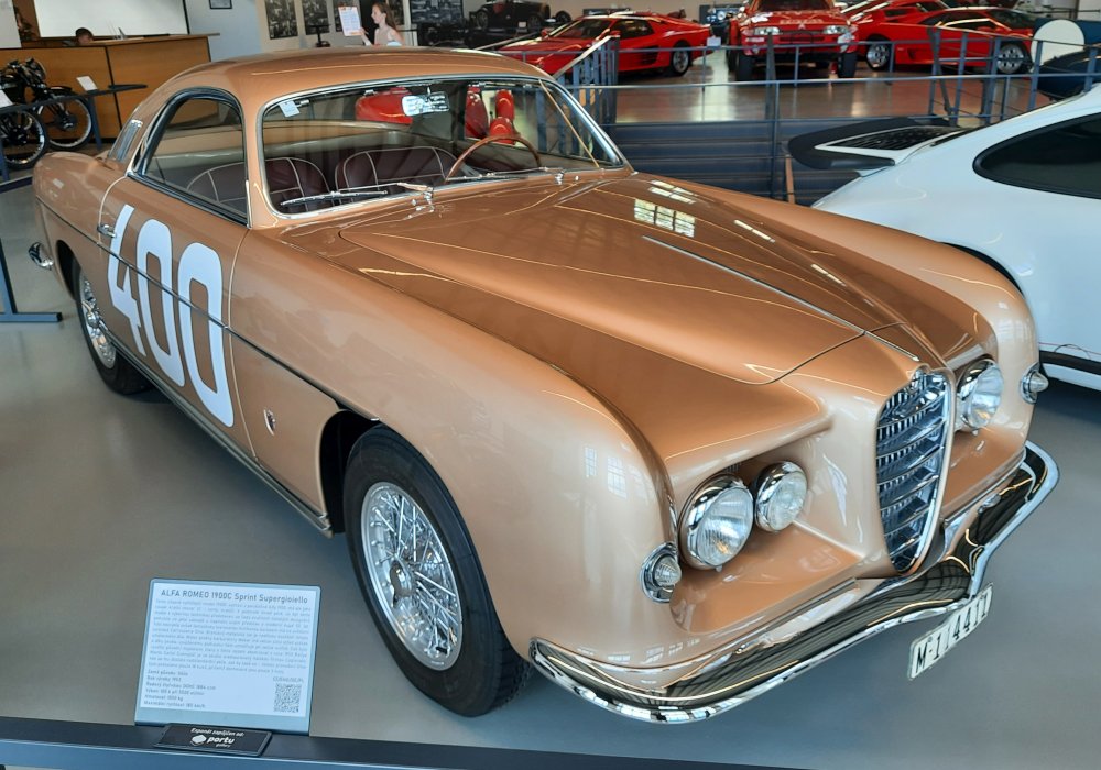 Alfa Romeo 1900 C Sprint Supergioiello Ghia, 1953