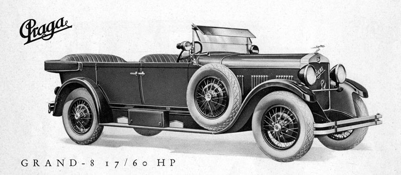 Praga Grand 8 17/60 HP, 1928
