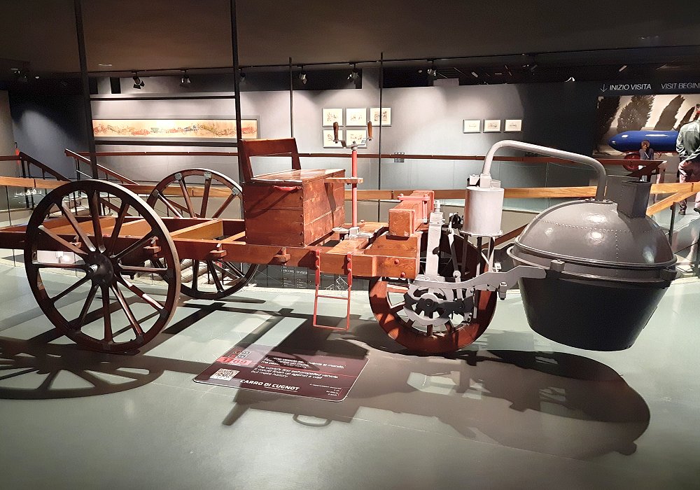 Cugnot Fardier a vapeur replique, 1769