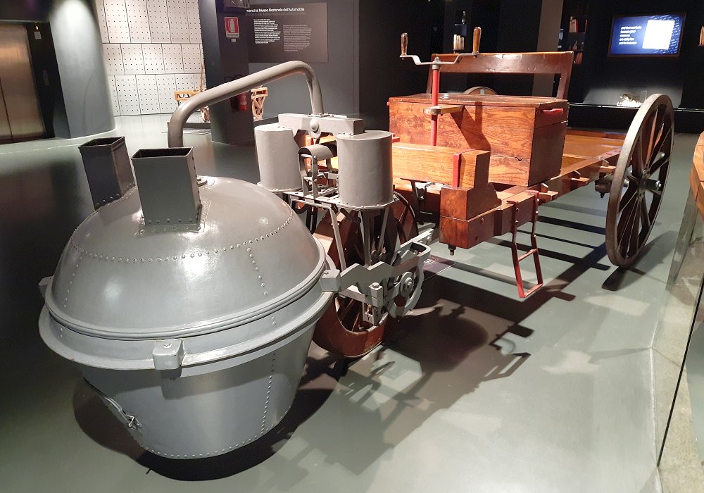 Cugnot Fardier a vapeur replique, 1769