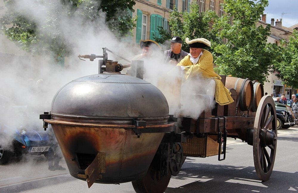 Cugnot Fardier a vapeur replique, 1769