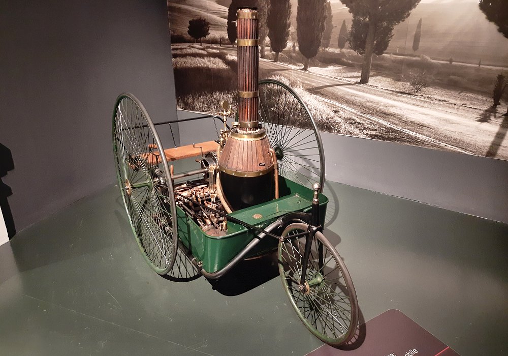 Pecori Triciclo a vapore, 1891