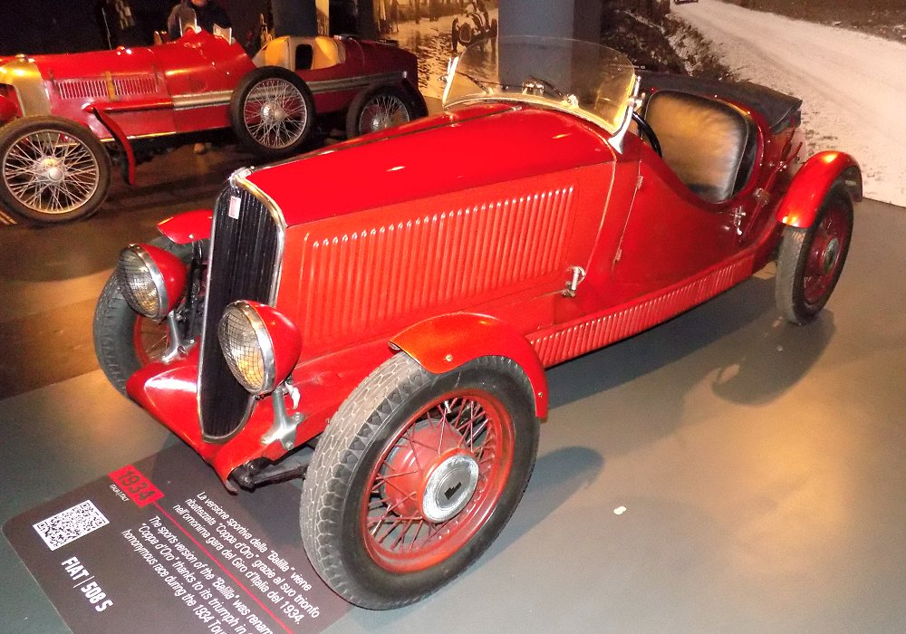 Fiat 508 S Balilla Spider Corsa, 1934