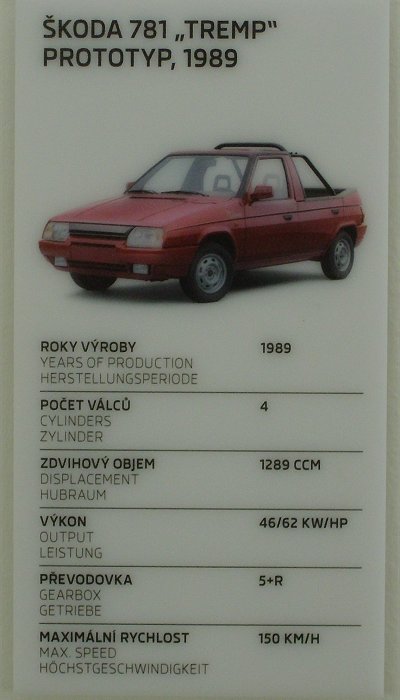 Škoda 781 Tremp, 1989
