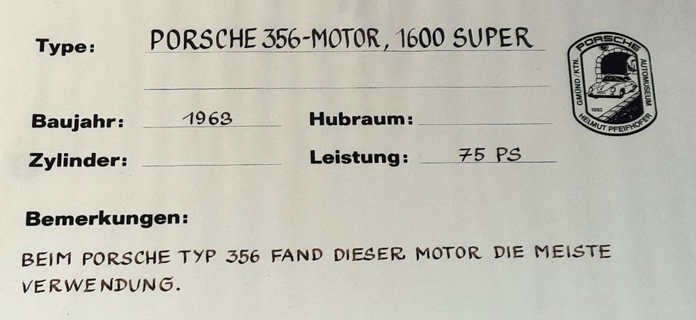 Porsche 356 B 1600 Super, 1963