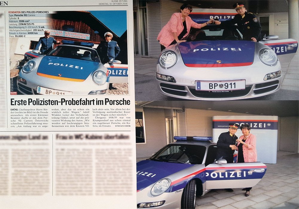 Porsche 911 Carrera Polizei