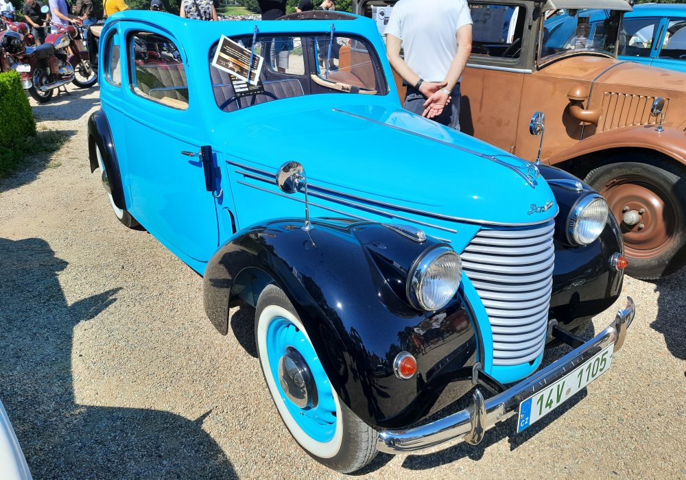 koda Popular 1100 OHV Tudor Cabriolet, 1938