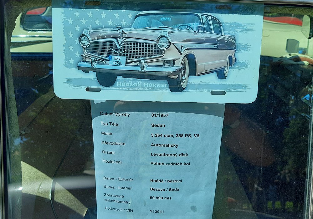 Hudson Hornet Custom Sedan Hydramatic, 1957