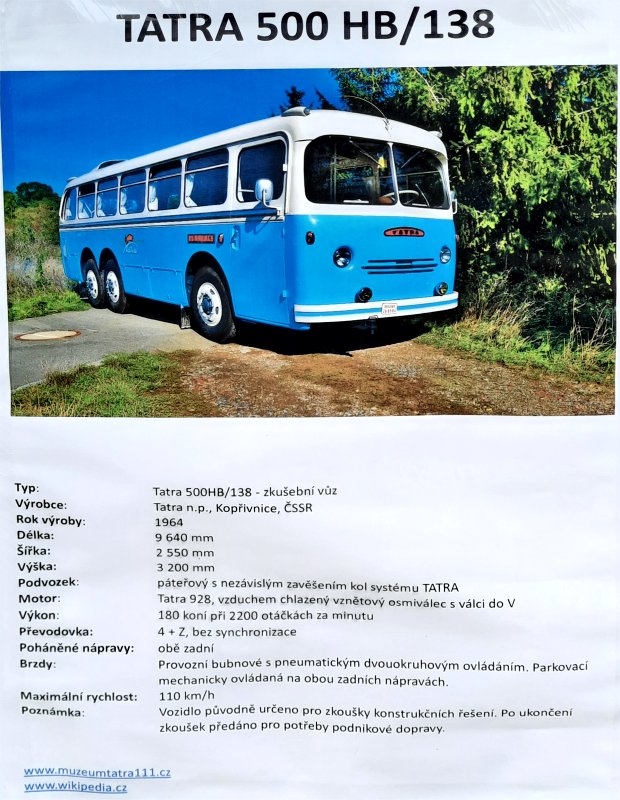 Tatra 500 HB/138, 1964