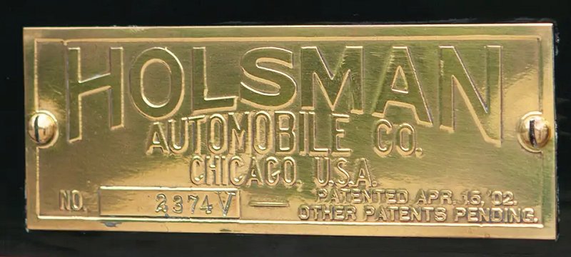 Holsman Model 3 Runabout 10 HP, 1907