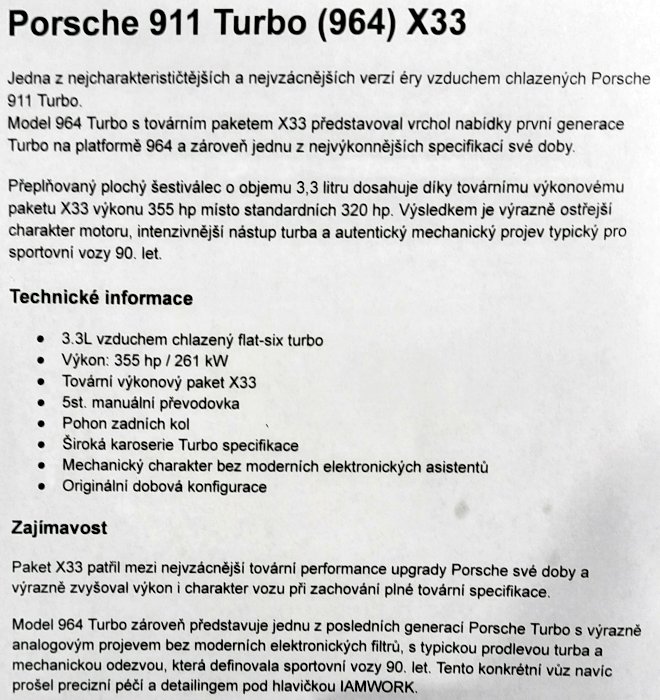 Porsche 911 Turbo 3.3 WLS, 1992