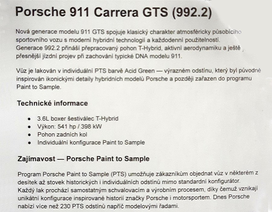 Porsche 911 Carrera GTS Hybrid, 205