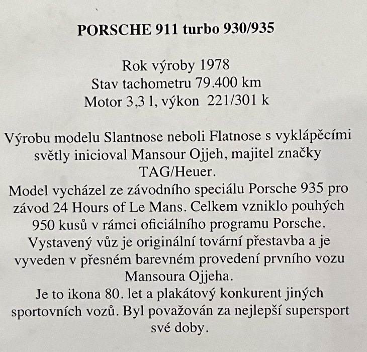 Porsche 911 Turbo 3.3 Slantnose, 1978