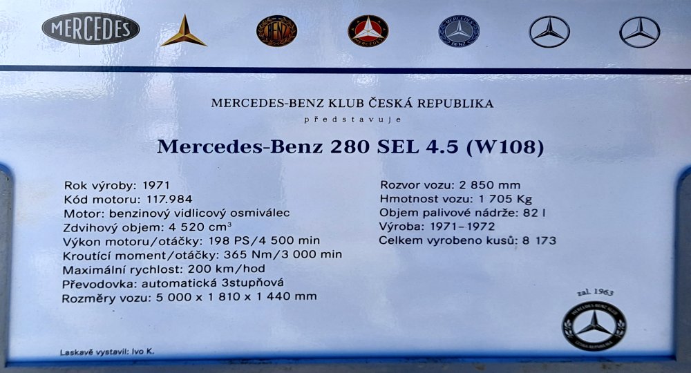 Mercedes-Benz 280 SEL 4.5, 1971