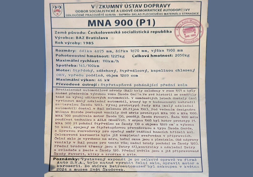 BAZ MNA 900 P1