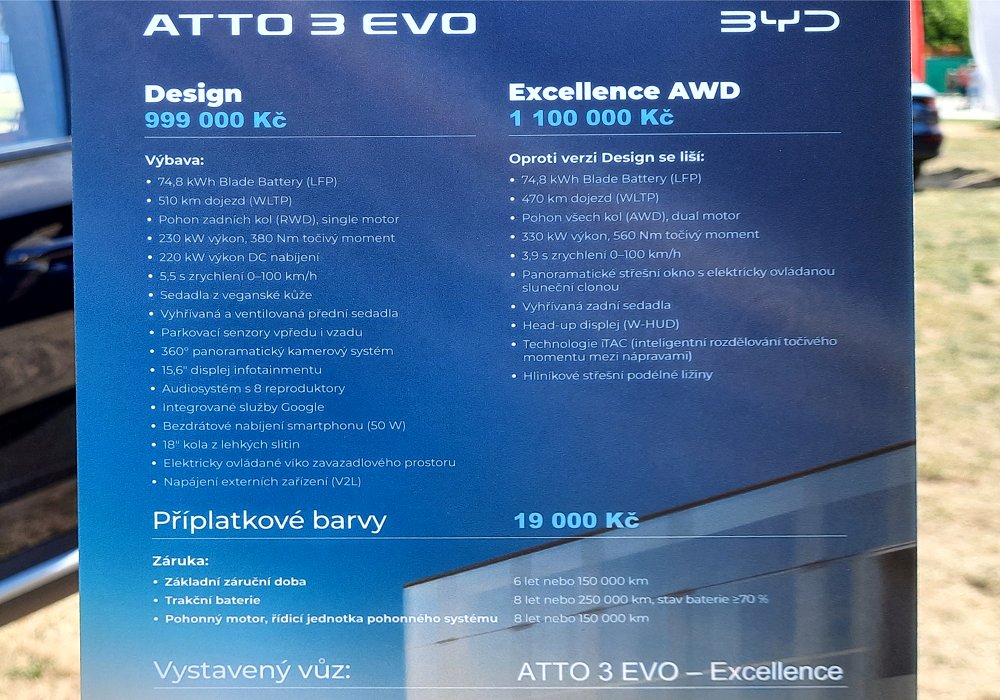 BYD Atto 3 Evo Excellence AWD, 2026