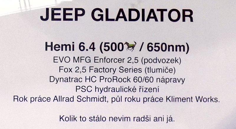 Jeep Gladiator V8 6.4, 2020