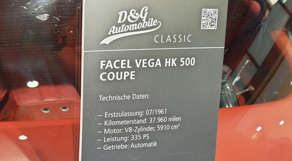 Facel Vega HK 500 (5.9/335 HP), 1959