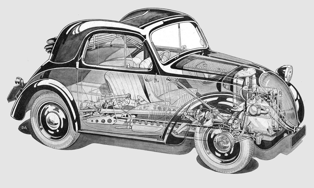 Fiat 500 Topolino, 1936