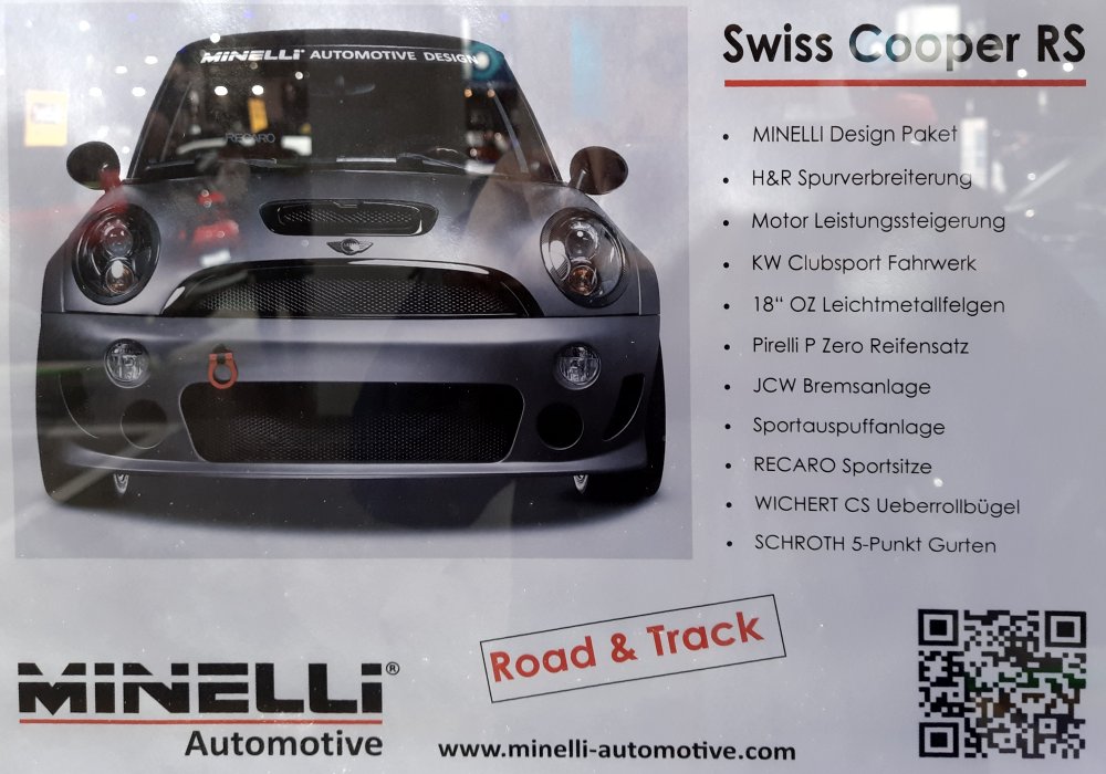 Minelli Mini Cooper RS Swiss Eddition, 2024