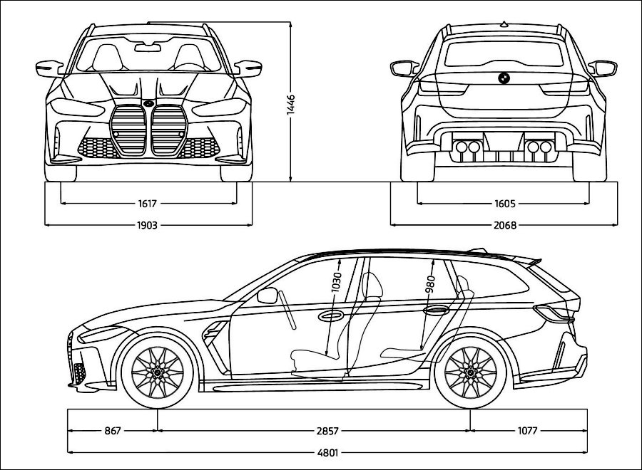 BMW M3 Competition M xDrive Touring, 2025