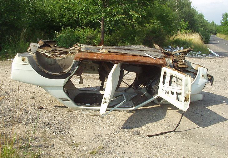 fotografie auta, kliknutm okno zavete